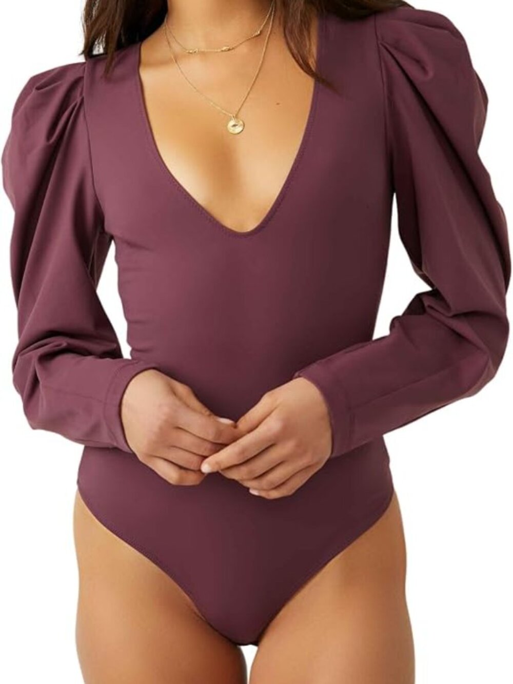 Free People Va Va Voop Bodysuit